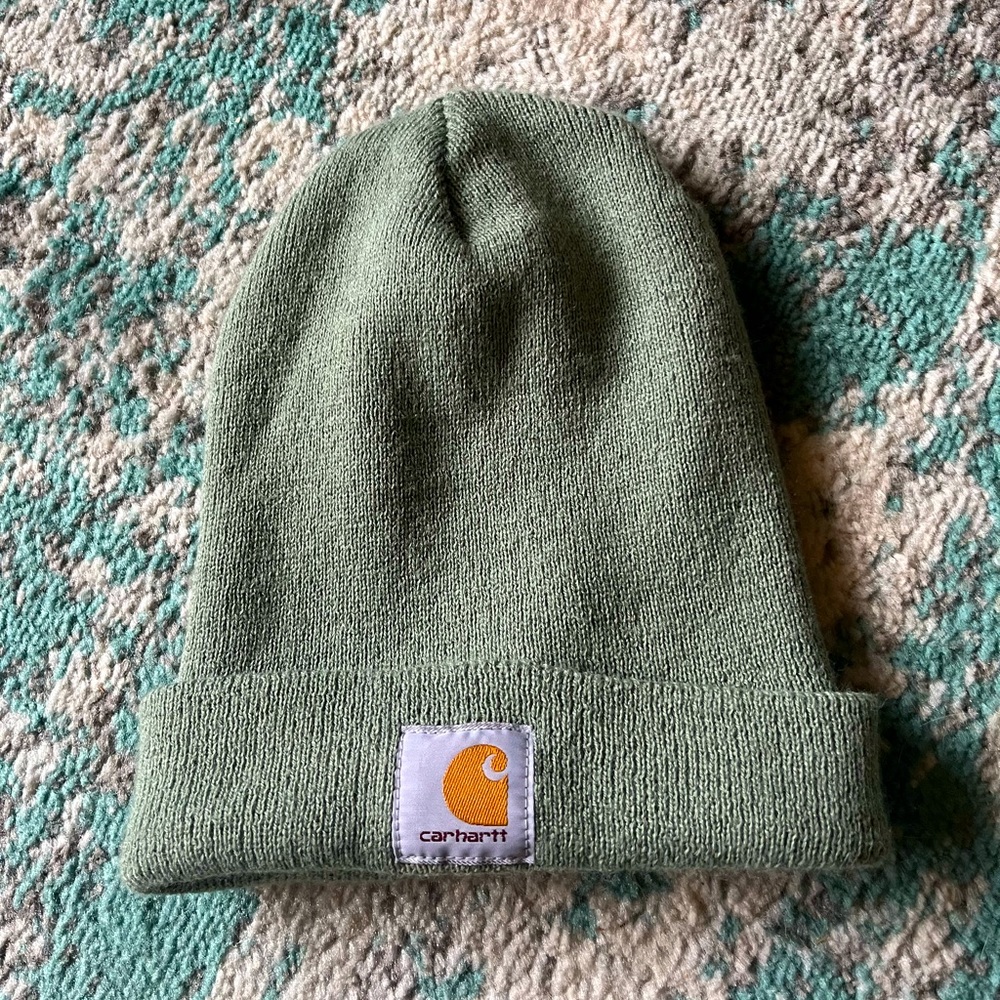 Sage Green Carhartt beanie